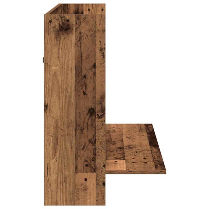 vidaXL Wall-Mounted Desk Old wood Engineered wood 105 x 48 x 75 cm