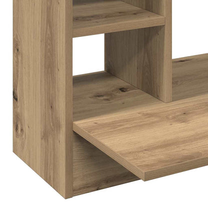 vidaXL Wall-Mounted Desk Artisan oak Engineered wood 105 x 48 x 75 cm
