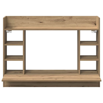 vidaXL Wall-Mounted Desk Artisan oak Engineered wood 105 x 48 x 75 cm