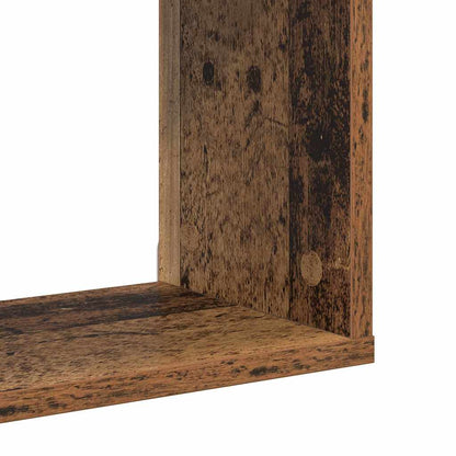 vidaXL Wall Shelf with Shelf Wall-mounted Brown Engineered Wood