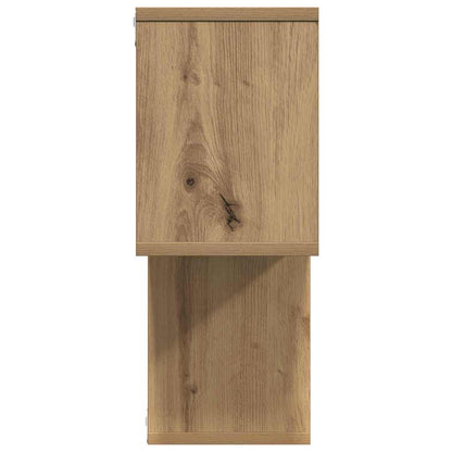 vidaXL Wall Shelf with Shelf Wall-mounted Brown Engineered Wood