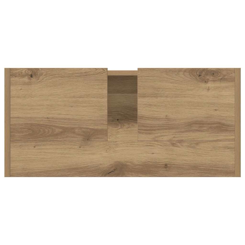 vidaXL Bathroom Cabinet Artisan Oak 63 x 29 x 55 cm Engineered wood