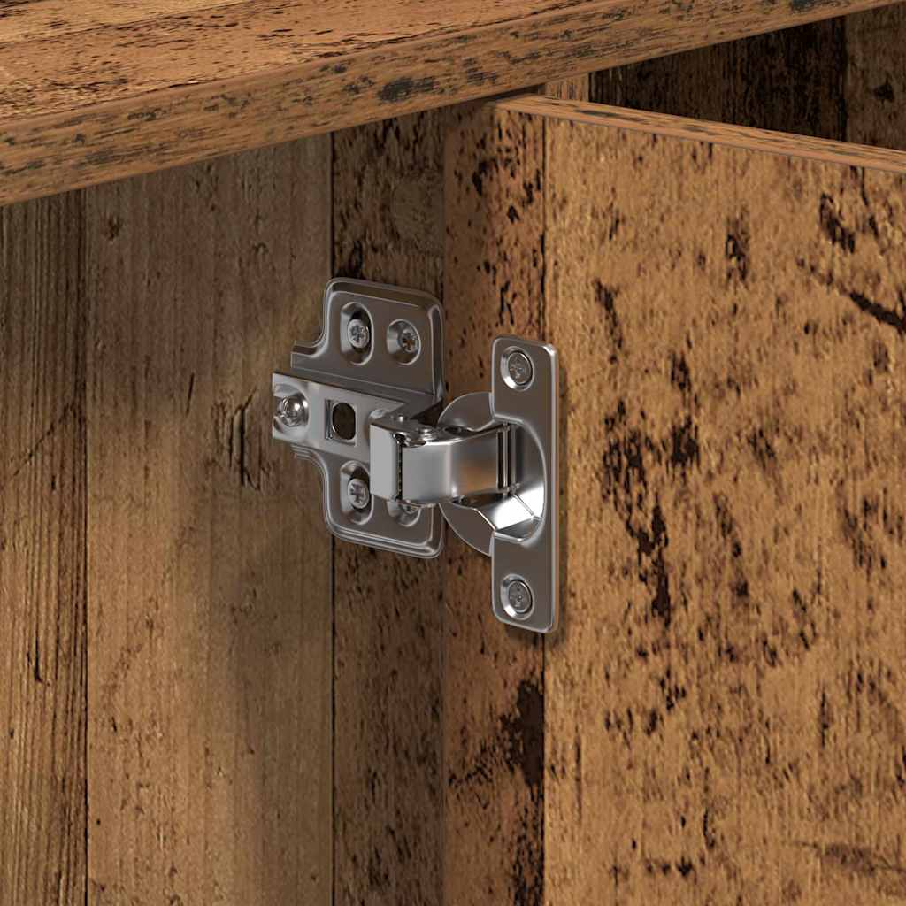 vidaXL Bathroom Cabinet Old Wood 90 x 29 x 55 cm Engineered wood
