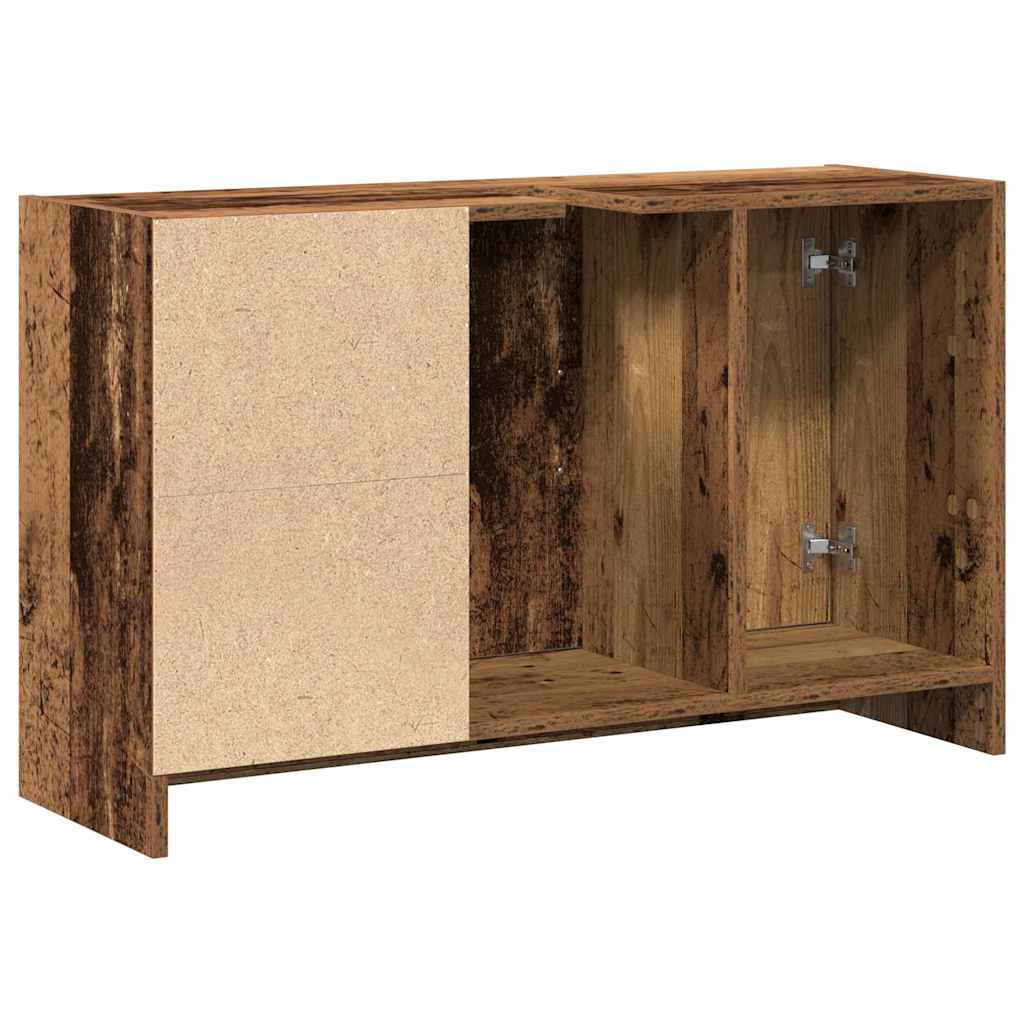 vidaXL Bathroom Cabinet Old Wood 90 x 29 x 55 cm Engineered wood
