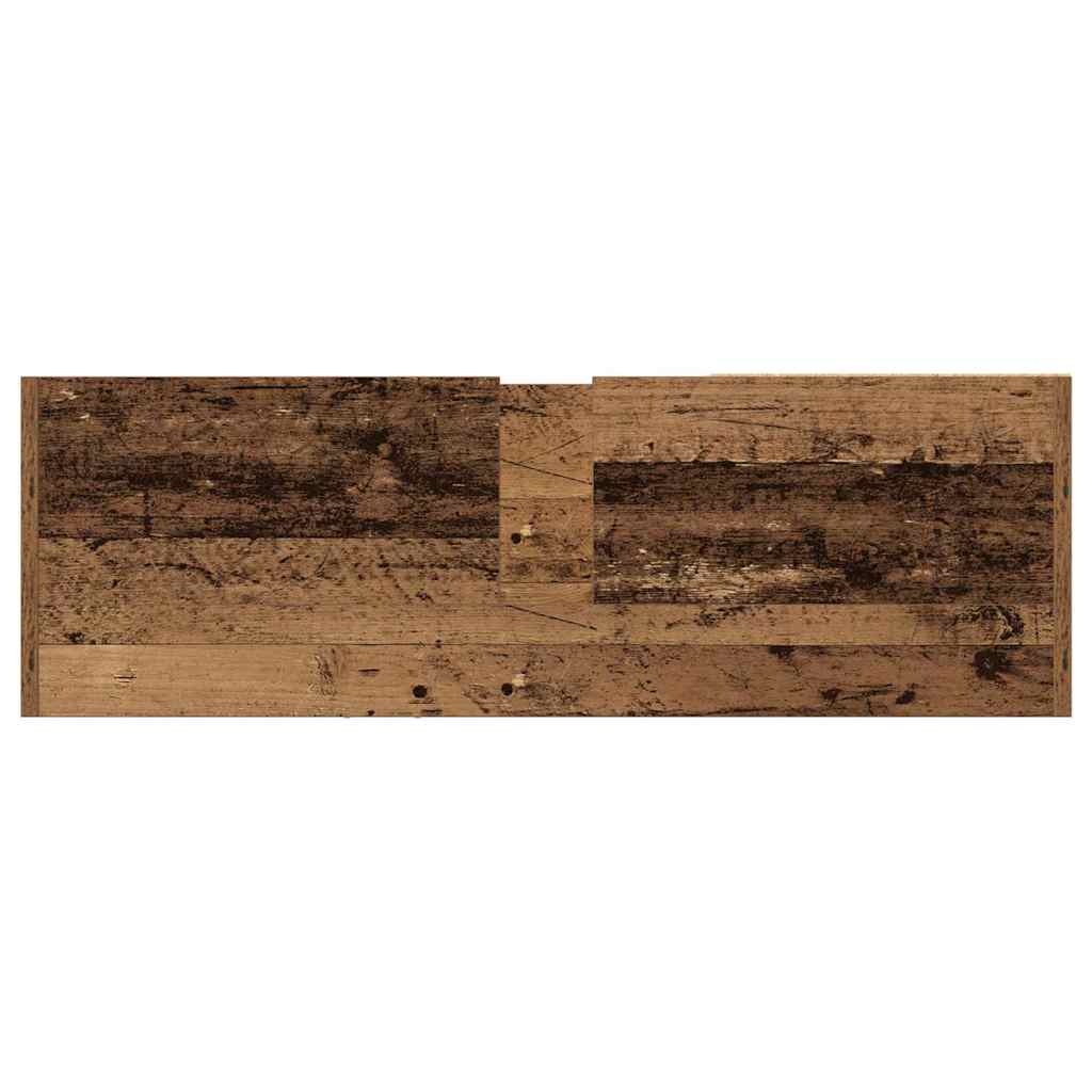 vidaXL Bathroom Cabinet Old Wood 90 x 29 x 55 cm Engineered wood
