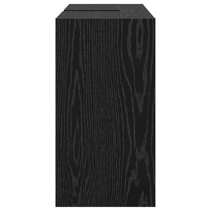 vidaXL Bathroom Cabinet Black Oak 90 x 29 x 55 cm Engineered wood