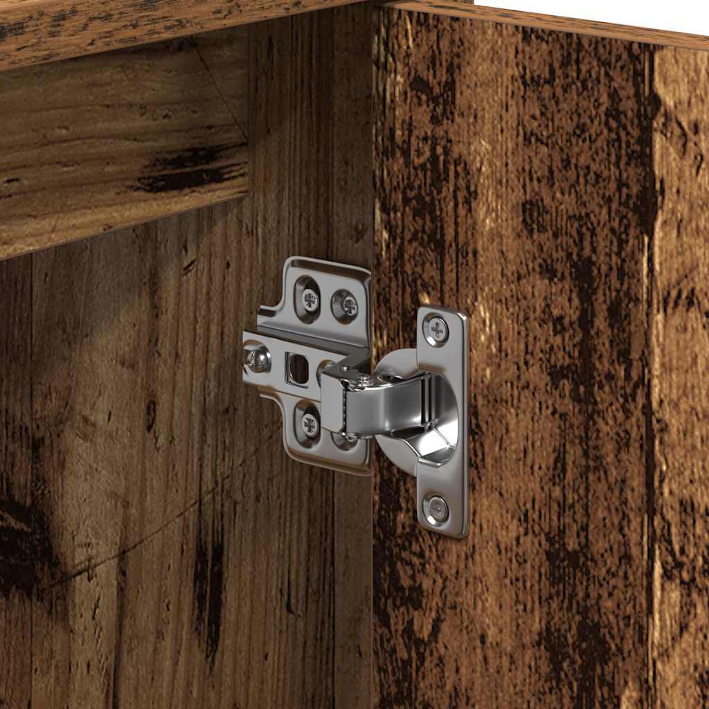 vidaXL Bathroom Cabinet Old Wood 63 x 29 x 55 cm Engineered wood