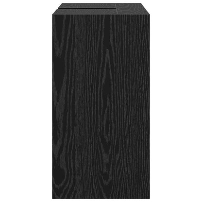vidaXL Bathroom Cabinet Black Oak 63 x 29 x 55 cm Engineered wood