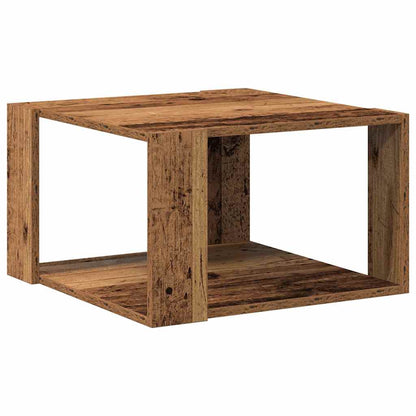 vidaXL Coffee Table Old Wood 51.5 x 51.5 x 30 cm Engineered Wood