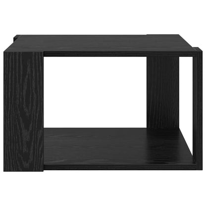 vidaXL Coffee Table Black Oak 51.5 x 51.5 x 30 cm Engineered Wood