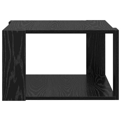 vidaXL Coffee Table Black Oak 51.5 x 51.5 x 30 cm Engineered Wood