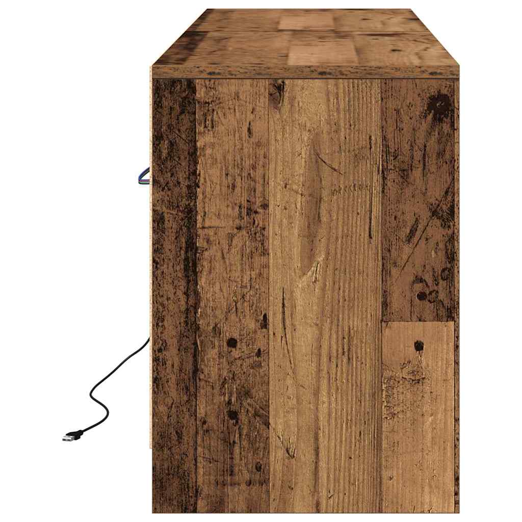 vidaXL TV Units Brown 139.5 x 34 x 50 cm Engineered wood