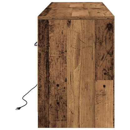 vidaXL TV Units Brown 139.5 x 34 x 50 cm Engineered wood