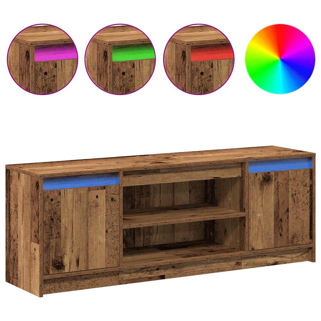 vidaXL TV Units Brown 139.5 x 34 x 50 cm Engineered wood