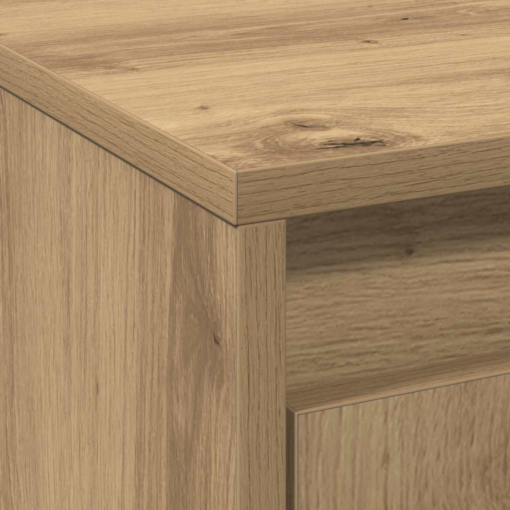 vidaXL TV Units 139.5 x 34 x 50 cm Brown Engineered wood