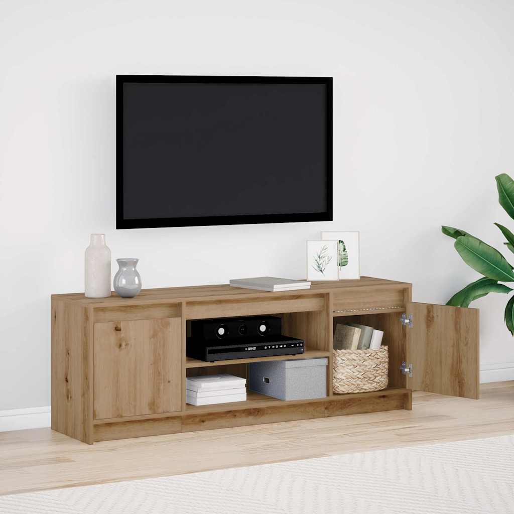 vidaXL TV Units 139.5 x 34 x 50 cm Brown Engineered wood