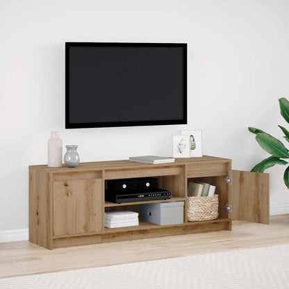 vidaXL TV Units 139.5 x 34 x 50 cm Brown Engineered wood