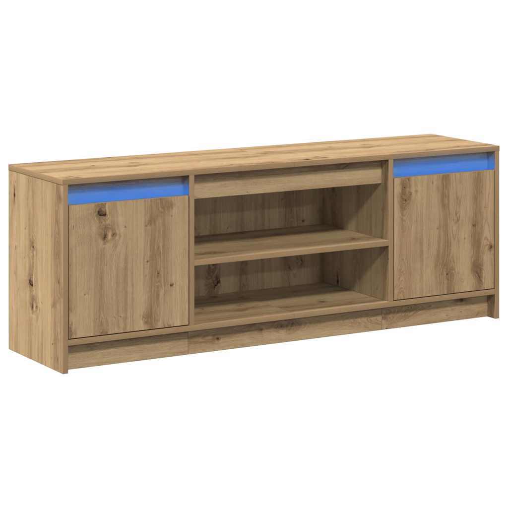 vidaXL TV Units 139.5 x 34 x 50 cm Brown Engineered wood