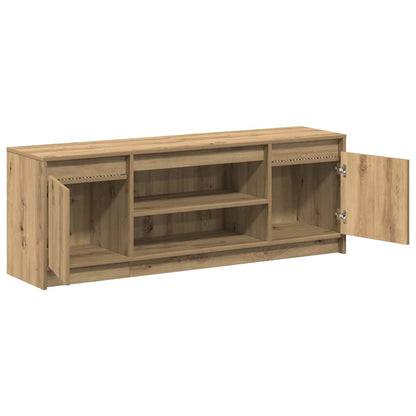 vidaXL TV Units 139.5 x 34 x 50 cm Brown Engineered wood