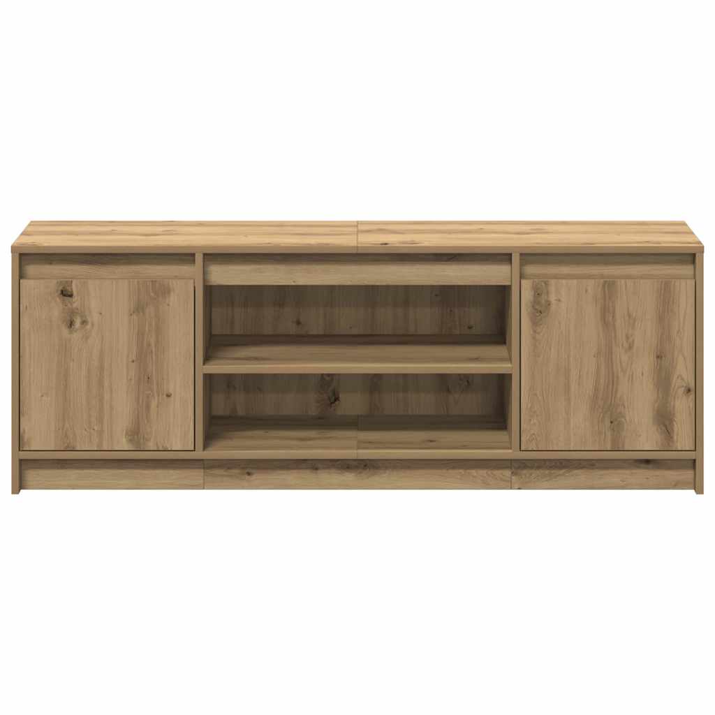 vidaXL TV Units 139.5 x 34 x 50 cm Brown Engineered wood