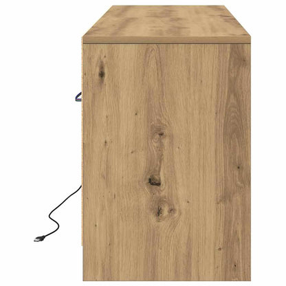 vidaXL TV Units 139.5 x 34 x 50 cm Brown Engineered wood