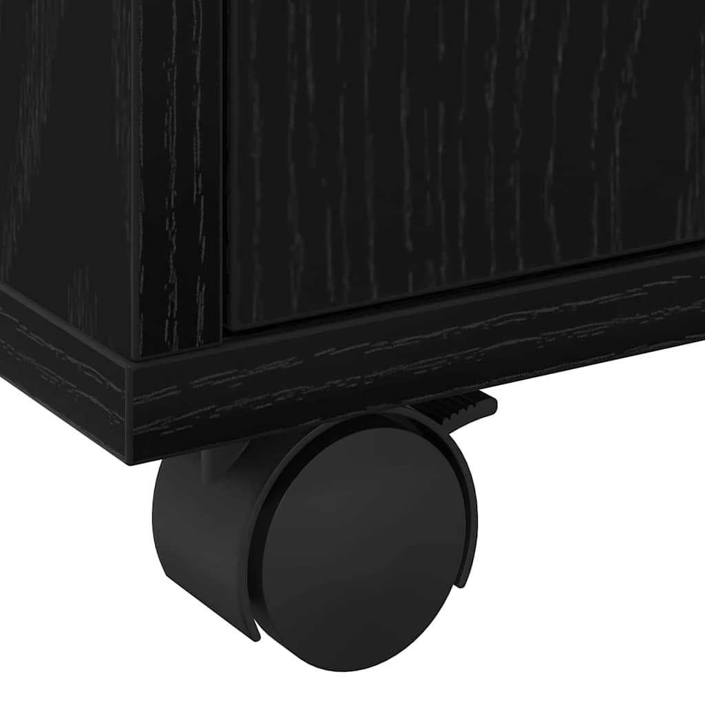 vidaXL Cabinet Black Oak 55 x 40 x 82 cm