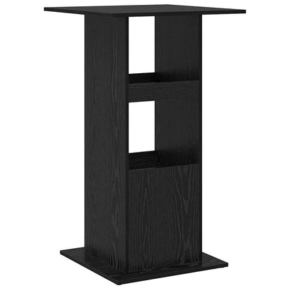 vidaXL Bar Table 60 x 60 x 100 cm Engineered Wood Black Oak