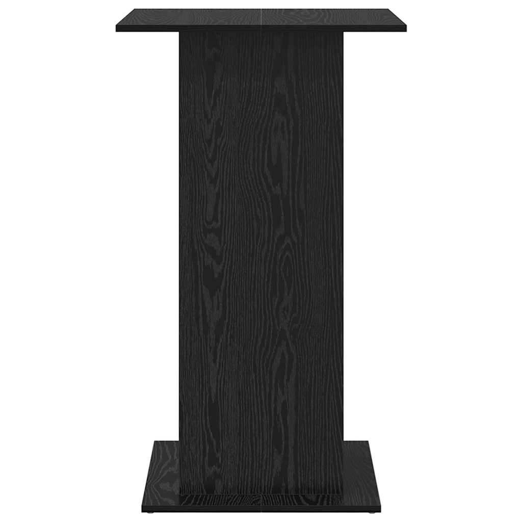 vidaXL Bar Table 60 x 60 x 100 cm Engineered Wood Black Oak