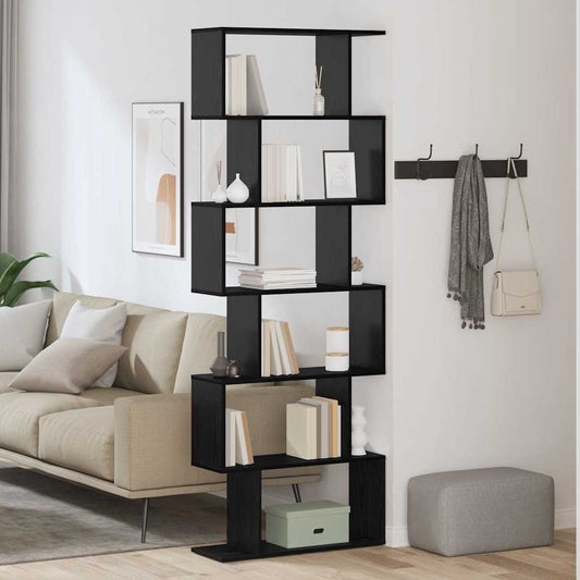 vidaXL Book Cabinet 6-Tier 70 x 24 x 193.5 cm Engineered Wood