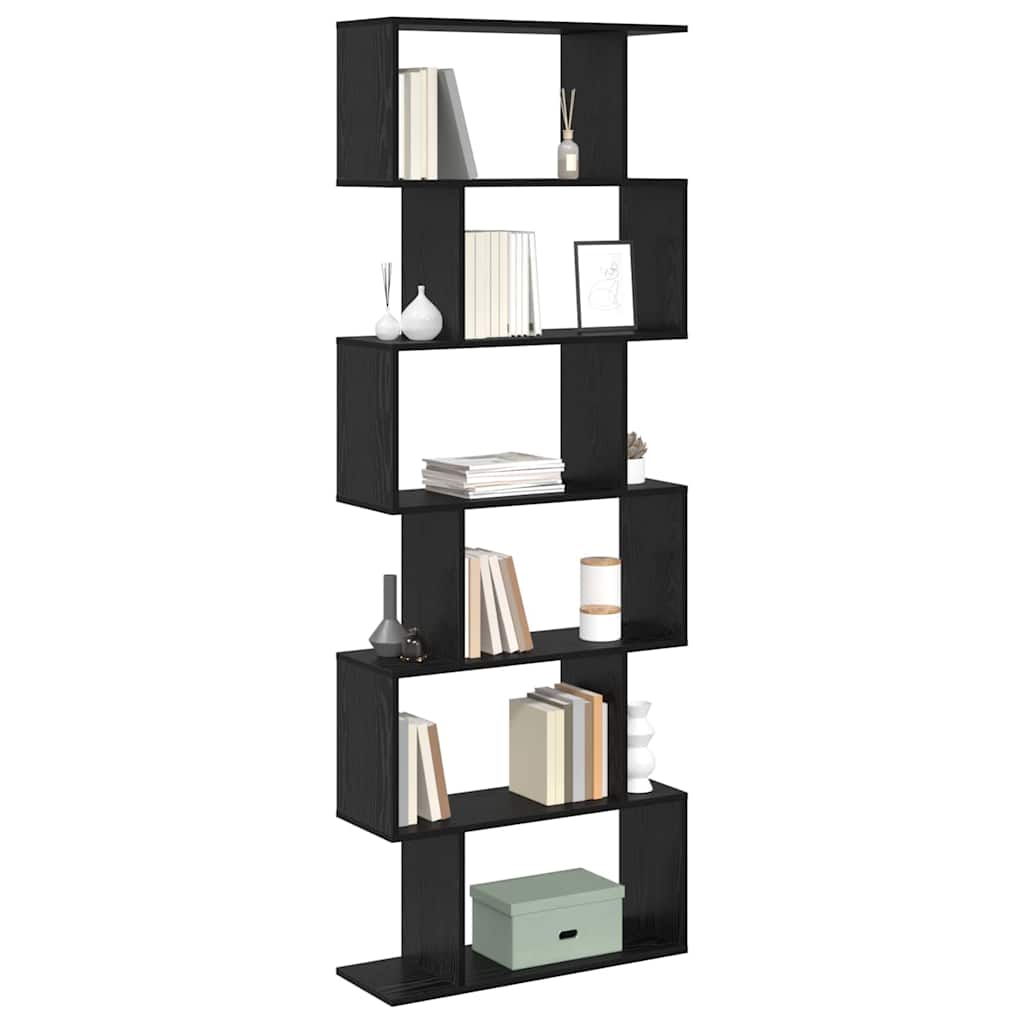 vidaXL Book Cabinet 6-Tier 70 x 24 x 193.5 cm Engineered Wood