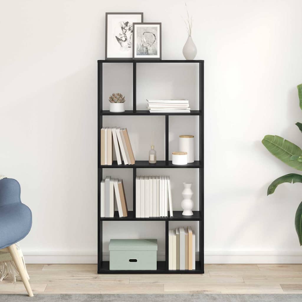 vidaXL Book Cabinet 8-Tier 60 x 20 x 120.5 cm Engineered Wood