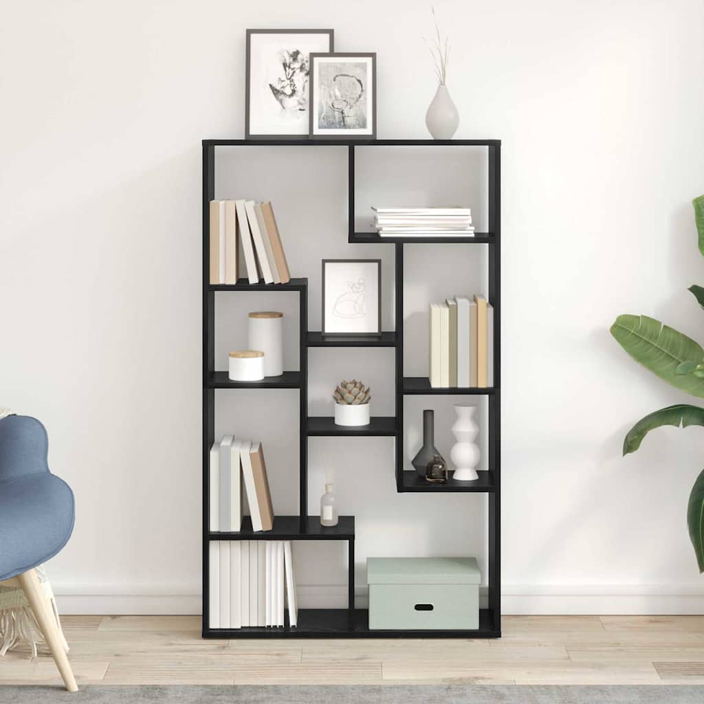 vidaXL Book Cabinet 8-Tier 72 x 20 x 120.5 cm Engineered Wood