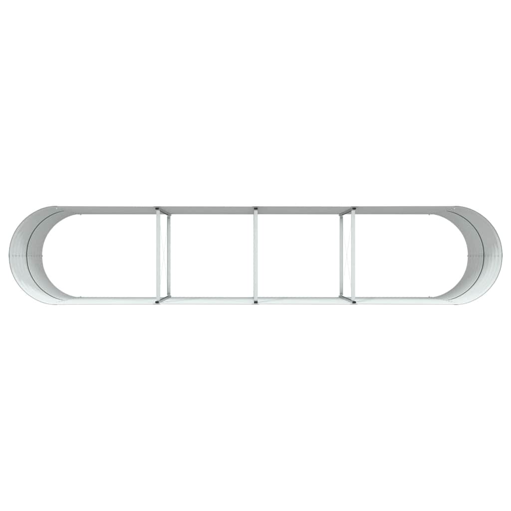 vidaXL Raised Bed Green 400 x 80 x 81 cm Steel