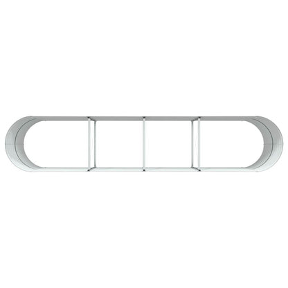 vidaXL Raised Bed Green 400 x 80 x 81 cm Steel
