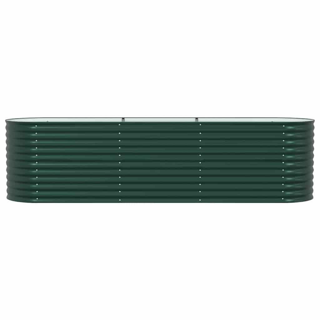 vidaXL Raised Bed Green 320 x 80 x 81 cm Steel