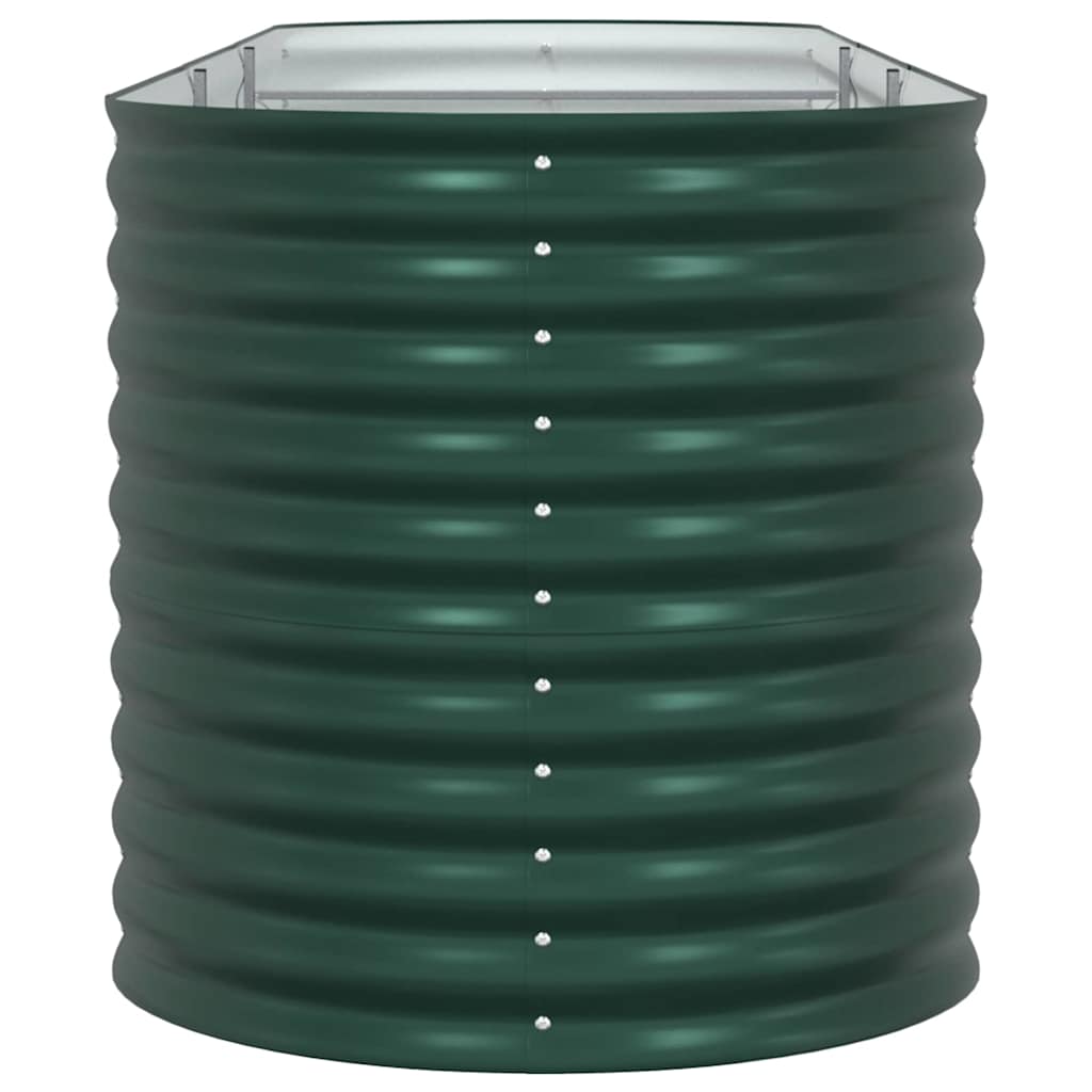 vidaXL Raised Bed Green 320 x 80 x 81 cm Steel