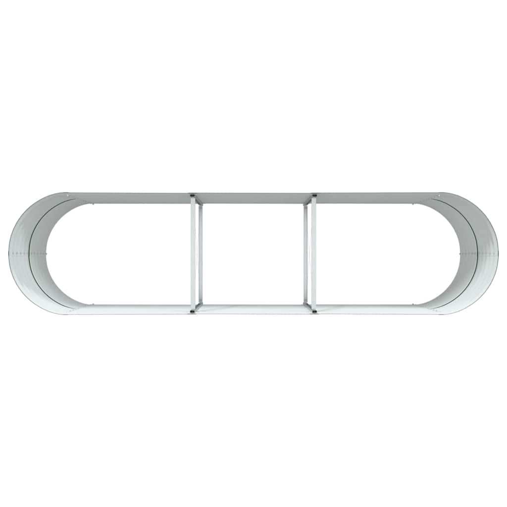 vidaXL Raised Bed Green 320 x 80 x 81 cm Steel
