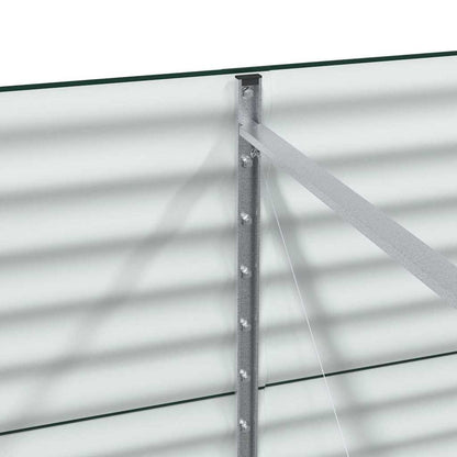 vidaXL Raised Bed Green 240 x 80 x 81 cm Steel