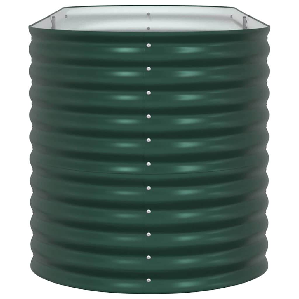vidaXL Raised Bed Green 240 x 80 x 81 cm Steel