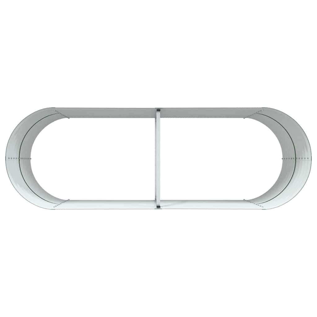 vidaXL Raised Bed Green 240 x 80 x 81 cm Steel