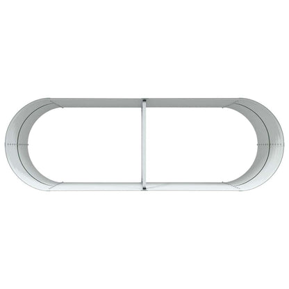 vidaXL Raised Bed Green 240 x 80 x 81 cm Steel
