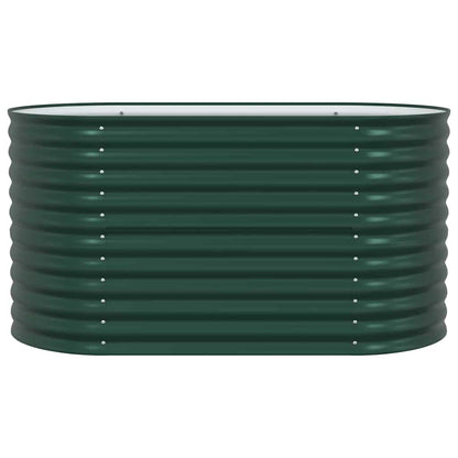 vidaXL Raised Bed Green 160 x 80 x 81 cm Steel