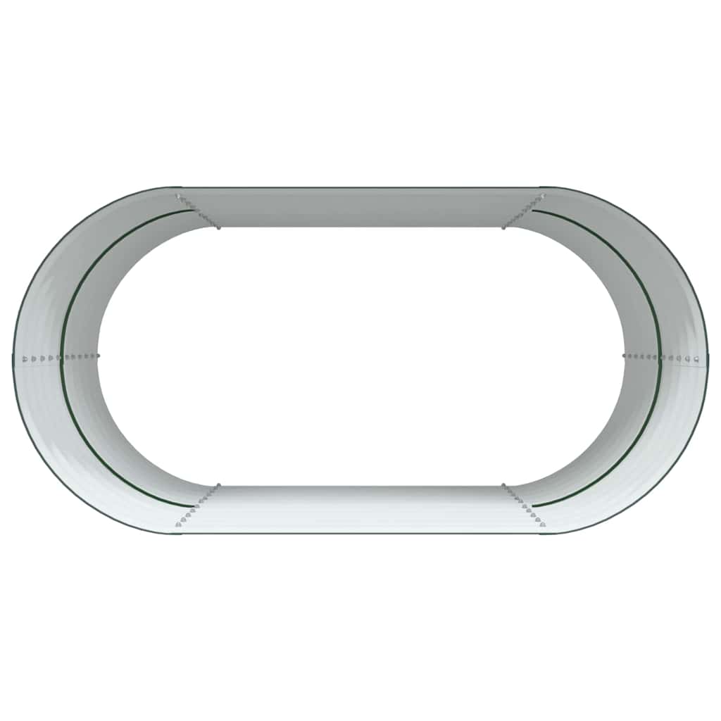 vidaXL Raised Bed Green 160 x 80 x 81 cm Steel