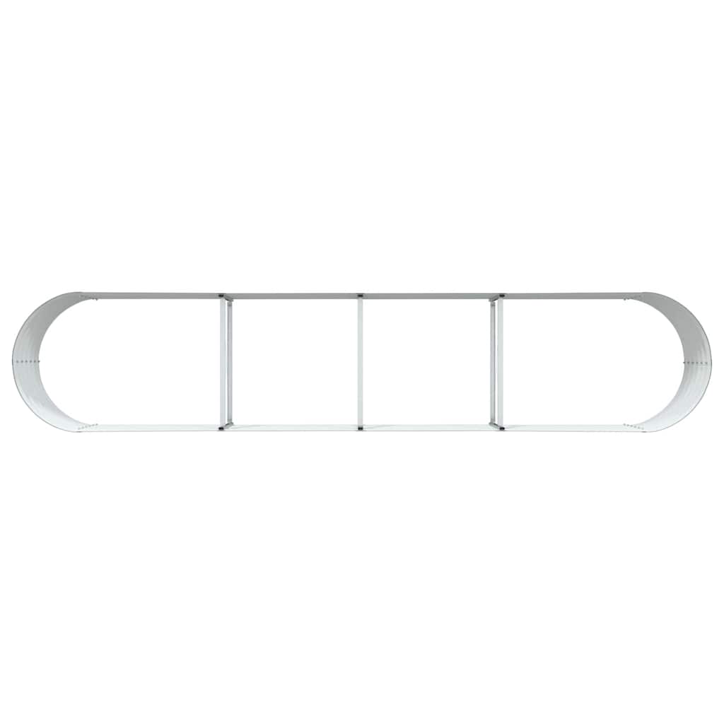vidaXL Raised Bed Green 400 x 80 x 44 cm Steel