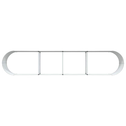 vidaXL Raised Bed Green 400 x 80 x 44 cm Steel