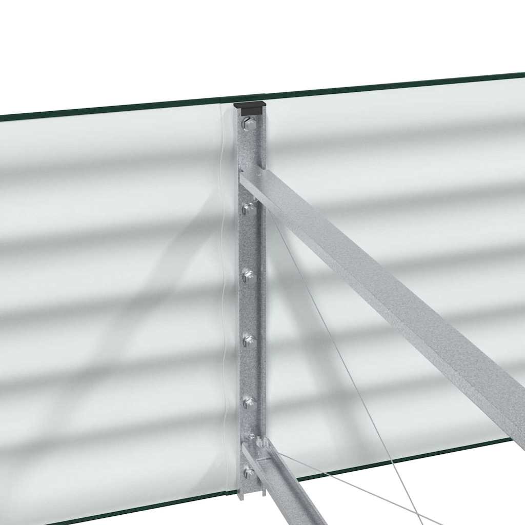 vidaXL Raised Bed Green 240 x 80 x 44 cm Steel