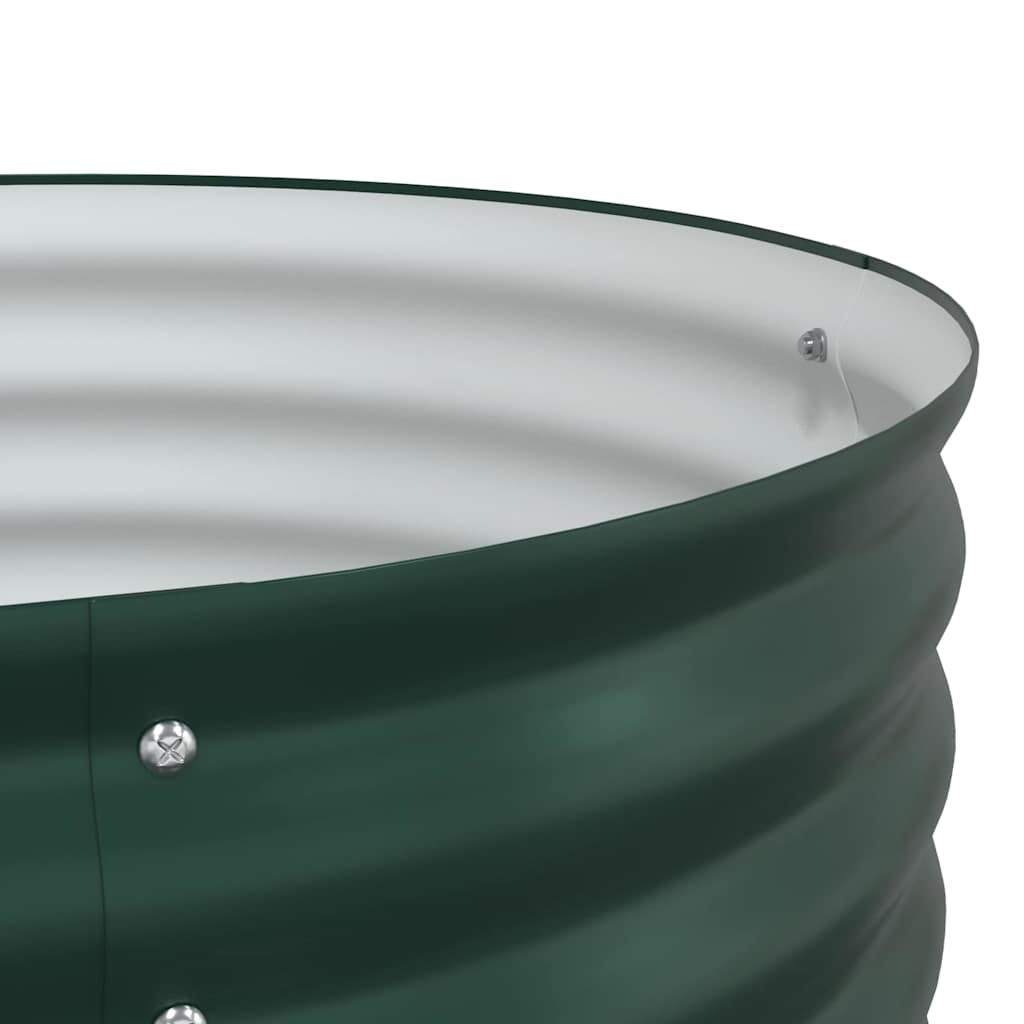 vidaXL Raised Bed Green 240 x 80 x 44 cm Steel