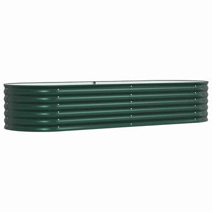 vidaXL Raised Bed Green 240 x 80 x 44 cm Steel