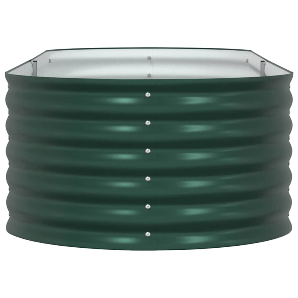 vidaXL Raised Bed Green 240 x 80 x 44 cm Steel