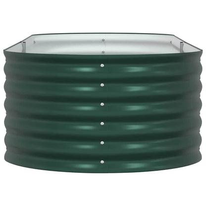 vidaXL Raised Bed Green 240 x 80 x 44 cm Steel
